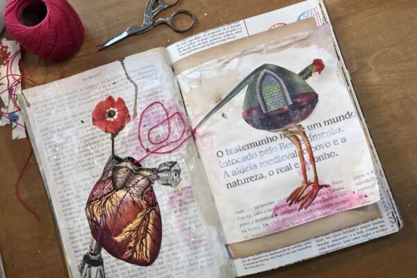 Artistas Pati Peccin e Aleph Ozuas lançam oficina gratuita de cadernos manuais e criativos inventario 4
